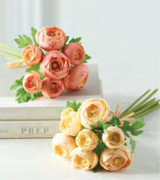 11" REAL TOUCH RANUNCULUS BUNDLE Purple Box Boutique