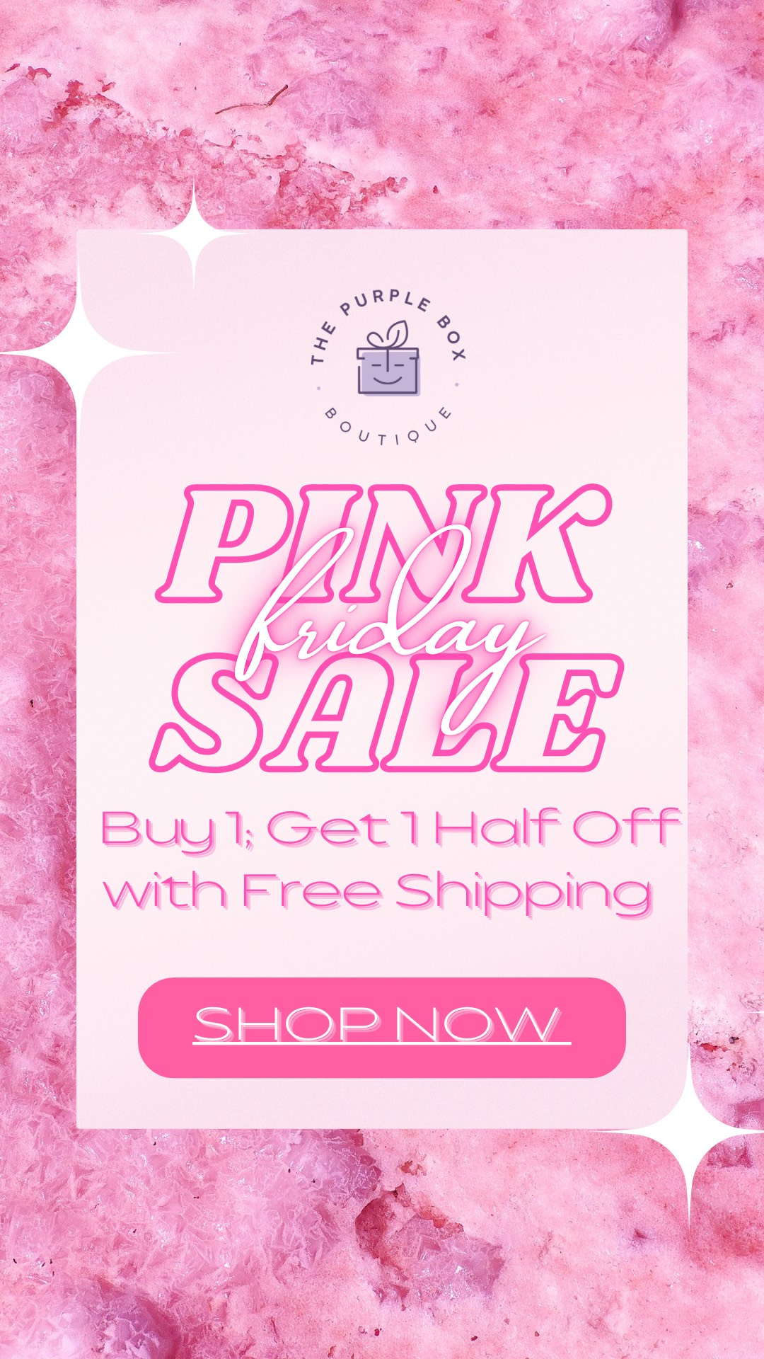 PINK FRIDAY SALES EVENT