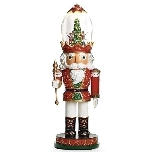 MUSICAL LED NUTCRACKER WITH CLEAR HAT