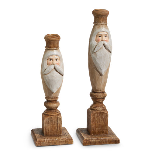 SANTA TAPER CANDLE STICKS