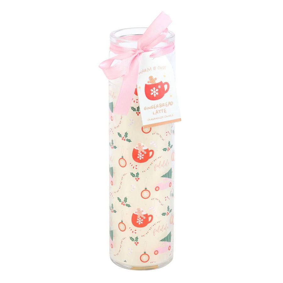 SUGARPLUM FUN CHRISTMAS PRINT TUBE CANDLE