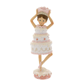 CAKE GIRL WITH PINK CROWN
