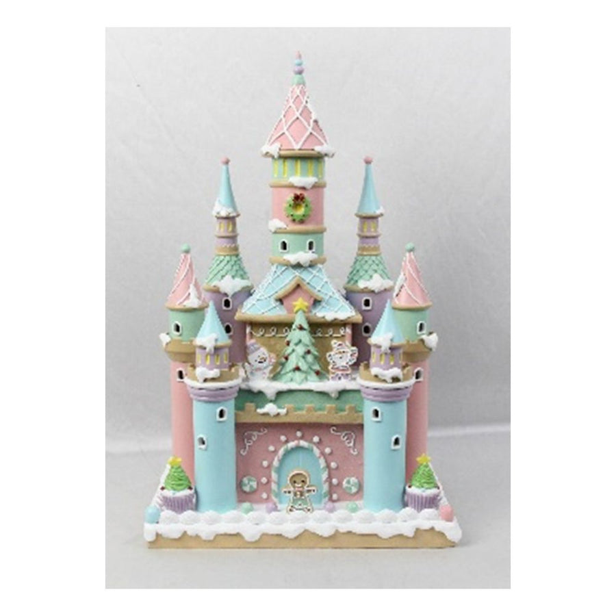 ILLUMINATED PASTEL CASTLE