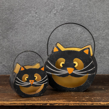 VINTAGE BLACK CAT BUCKET