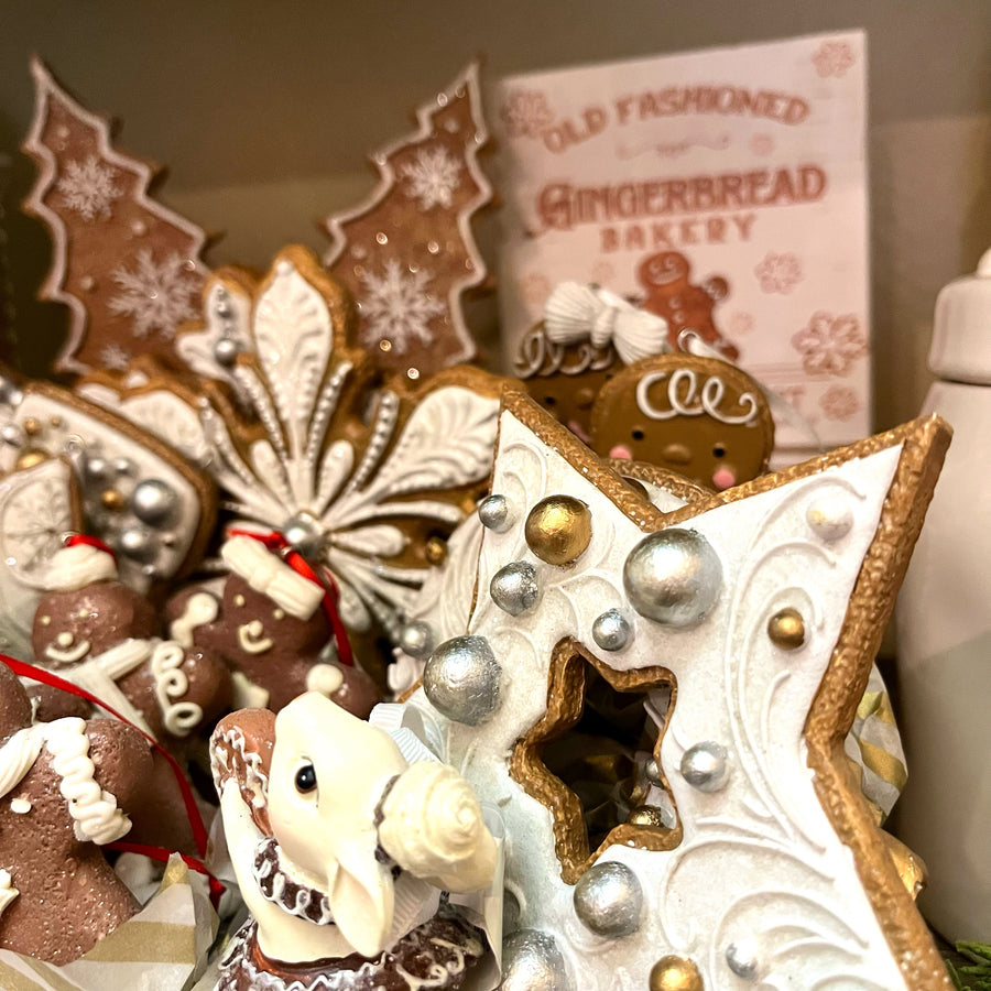 ASSORTED GINGERBREAD COOKIE ORNAMENTS