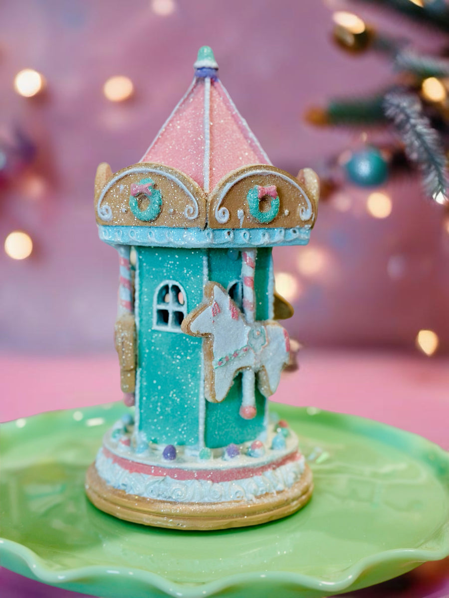 ILLUMINATED PASTEL CAROUSEL