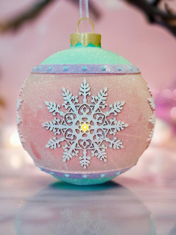 PASTEL CHRISTMAS BAUBLE SMALL