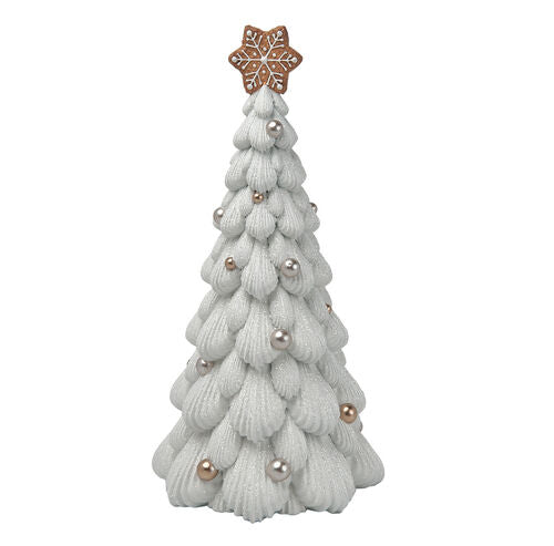 CREAM FROSTED GINGERBREAD TREE
