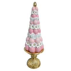 SPRING PINK EGG AND FLOWER TOPIARY