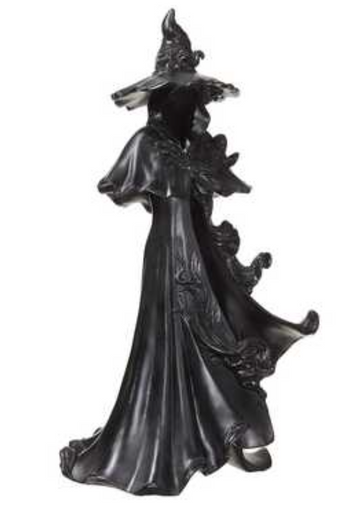 LIGHTED HALLOWEEN WITCH FIGURE