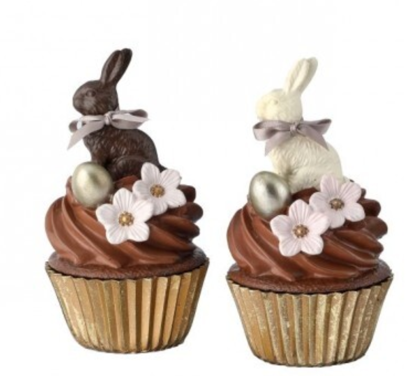 CHOCOLATE BUNNY CUPCAKES