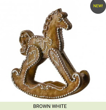 GINGERBREAD ROCKING HORSE