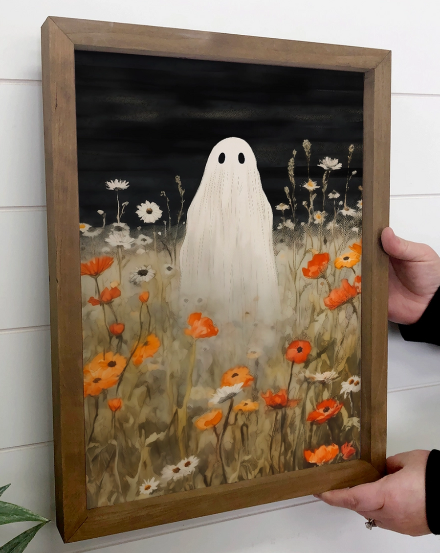 GHOST IN WILDFLOWER PICTURE