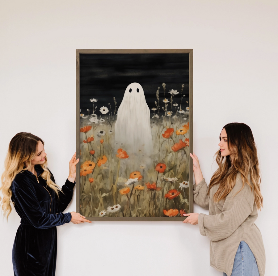 GHOST IN WILDFLOWER PICTURE