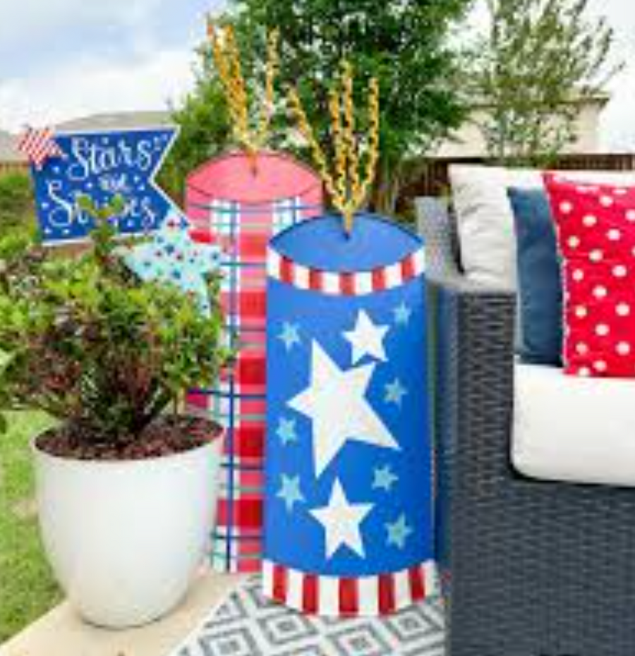 RED PLAID FIRECRACKER