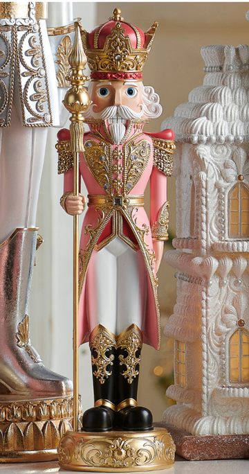 LIGHTED PINK NUTCRACKER