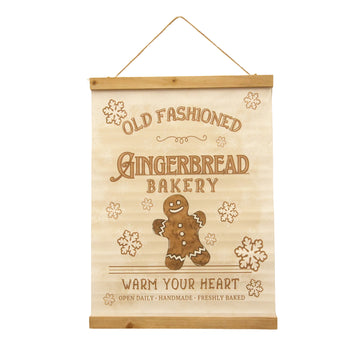 GINGERBREAD BAKERY HANGING SIGN