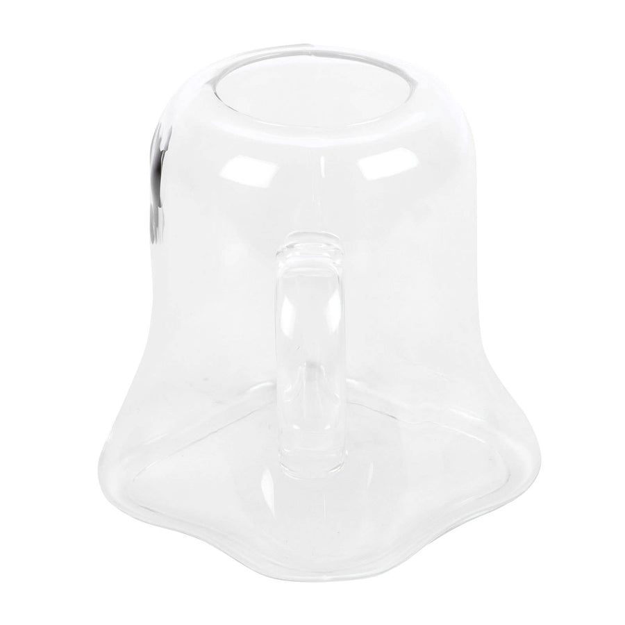 GHOST SHAPED GLASS HALLOWEEN MUG