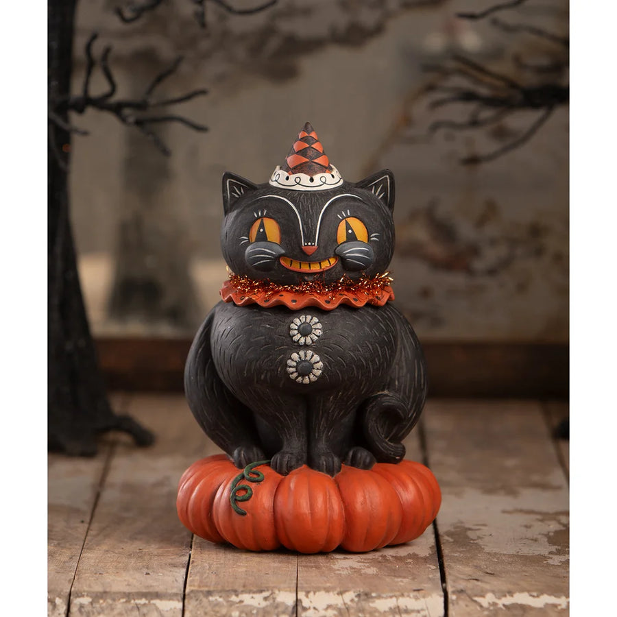 HAPPY PLUMPKIN JACK CONTAINER BY JOHANNA PARKER FOR BETHANY LOWE DESIGNS