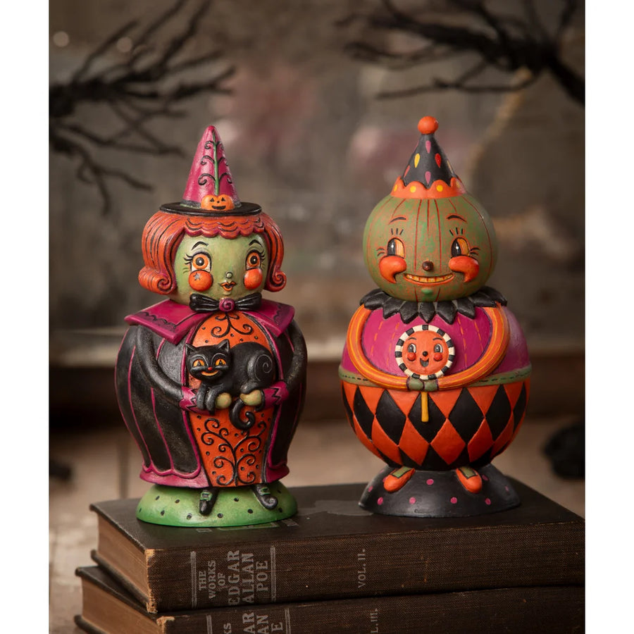 HAGATHA AND JACK SPOOKS JAR BY JOHANNA PARKER FOR BETHANY LOWE DESIGNS