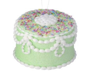 PASTEL CANDY DECORATED CAKE ORNAMENT