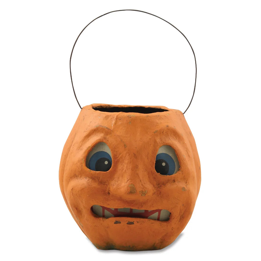 SCARY VINTAGE PUMPKIN BUCKET