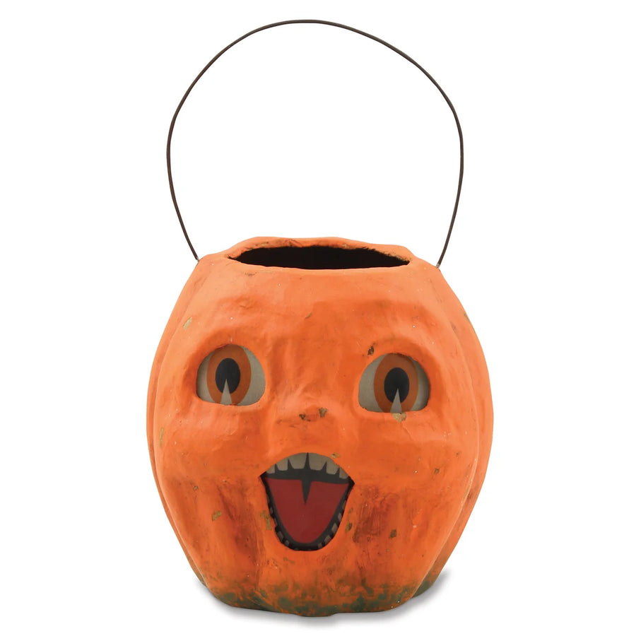 VINTAGE PUMPKIN BUCKET- SMALL