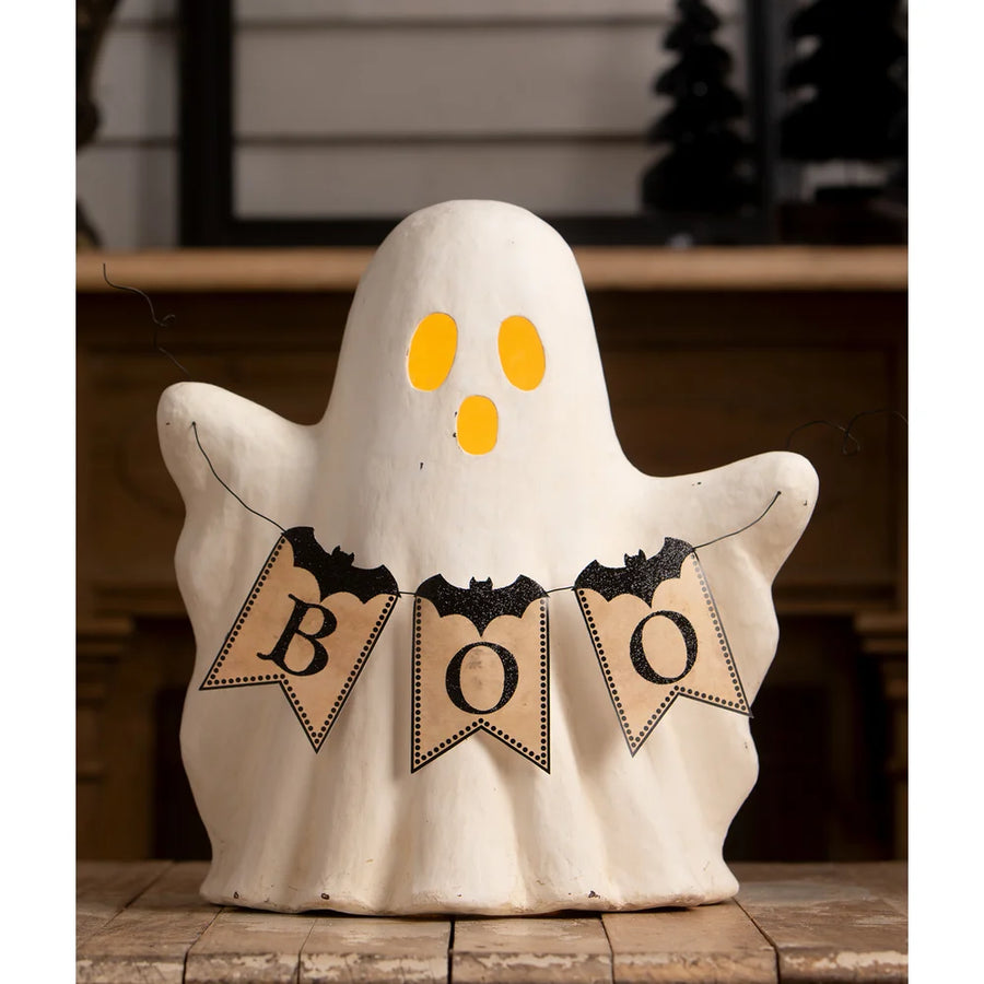 GHOST WITH BOO GARLAND BY BETHANY LOWE DESIGNS