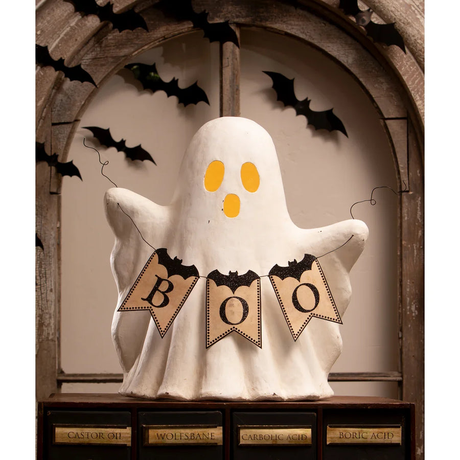 GHOST WITH BOO GARLAND BY BETHANY LOWE DESIGNS