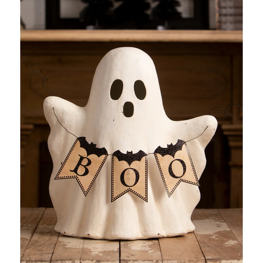 GHOST WITH BOO GARLAND BY BETHANY LOWE DESIGNS