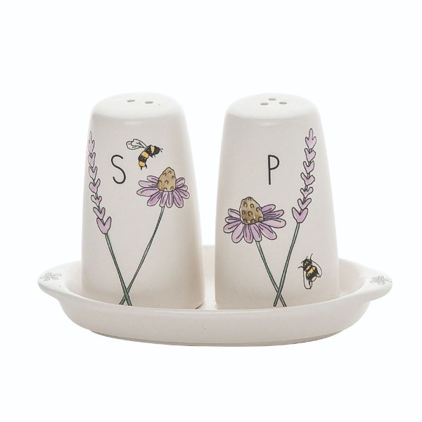 LILAC AND LAVENDER SALT AND PEPPER SET