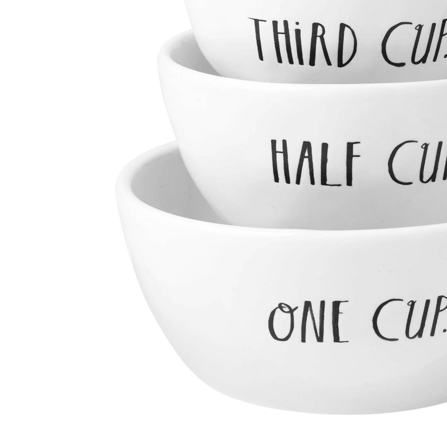 Black Rae Dunn Measuring Cups, set of 4