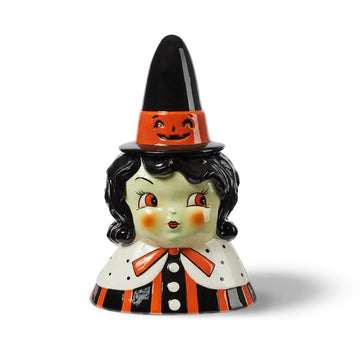 JOHANNA PARKER CARNIVAL COTTAGE WITCH COOKIE JAR