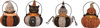 JP HALLOWEEN PUMPKIN PEEP LIGHT UP DECOR