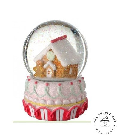 GINGERBREAD HOUSE WATER SNOW GLOBE