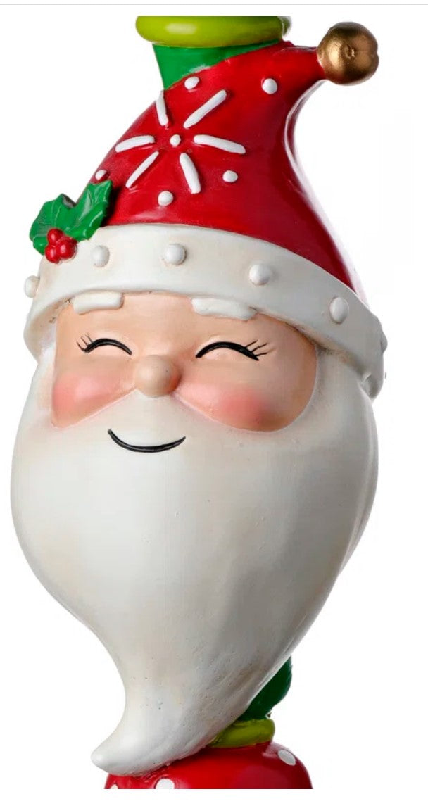 CANDY SANTA CANDLE STAND