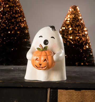GHOST GILBERT WITH PUMPKIN