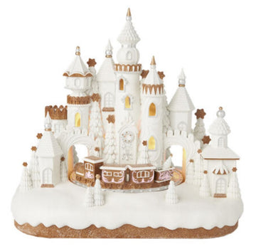 GINGERBREAD CASTEL WITH LED