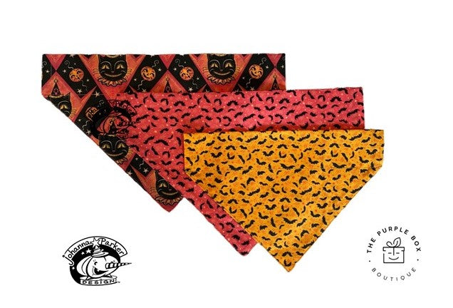 HALLOWEEN REVERSIBLE PET BANDANA