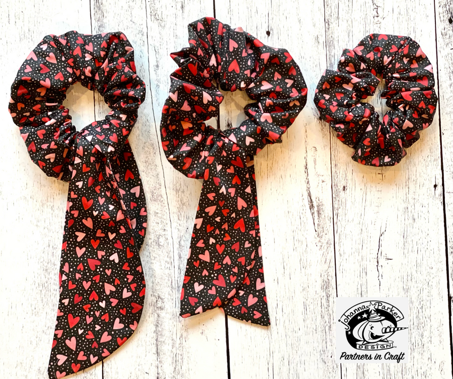 VALENTINE CONFETTI HEARTS  HAIR ACCESSORY